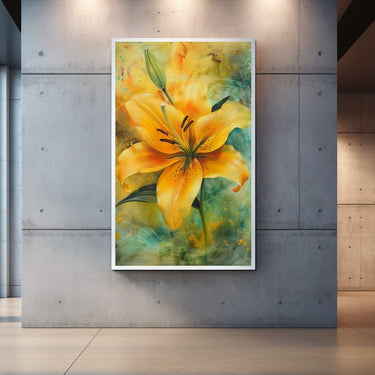 Flower Abstract Canvas Painting